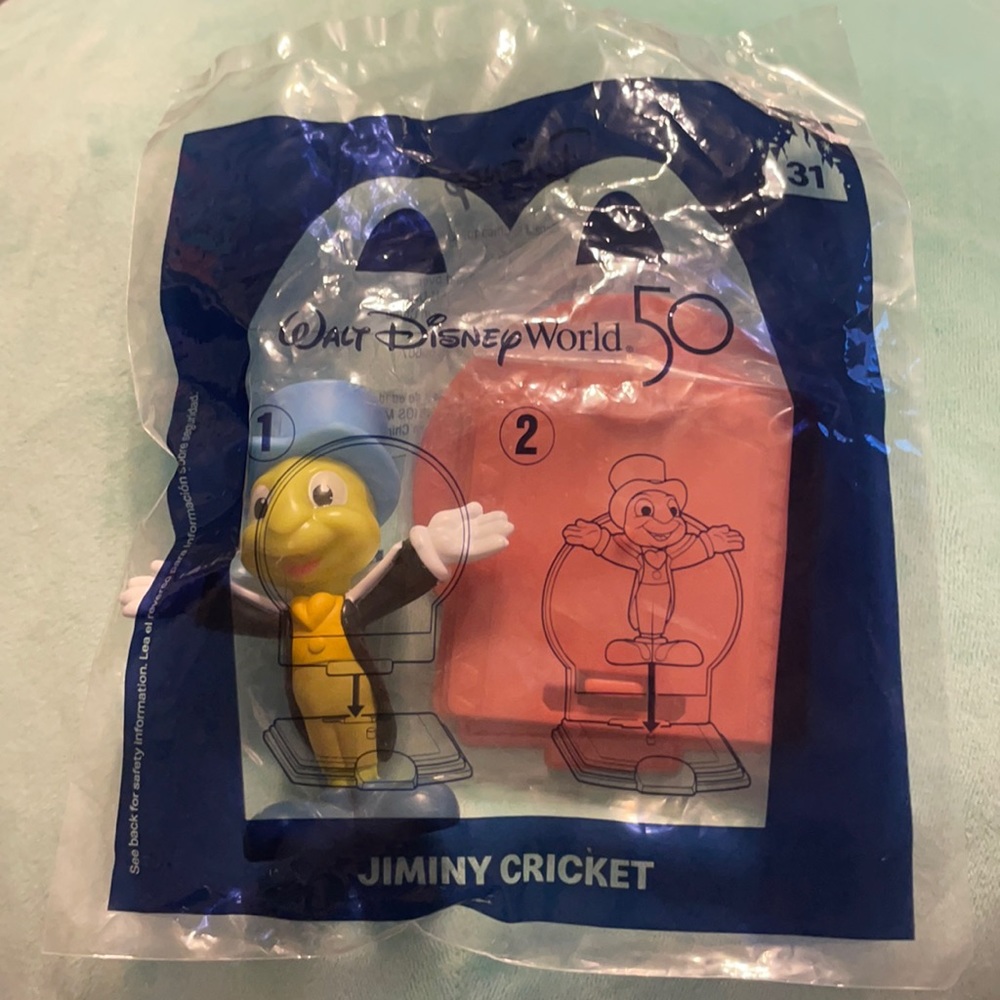 Jiminy Cricket (#31) disney anniversary mcdonald’s toy